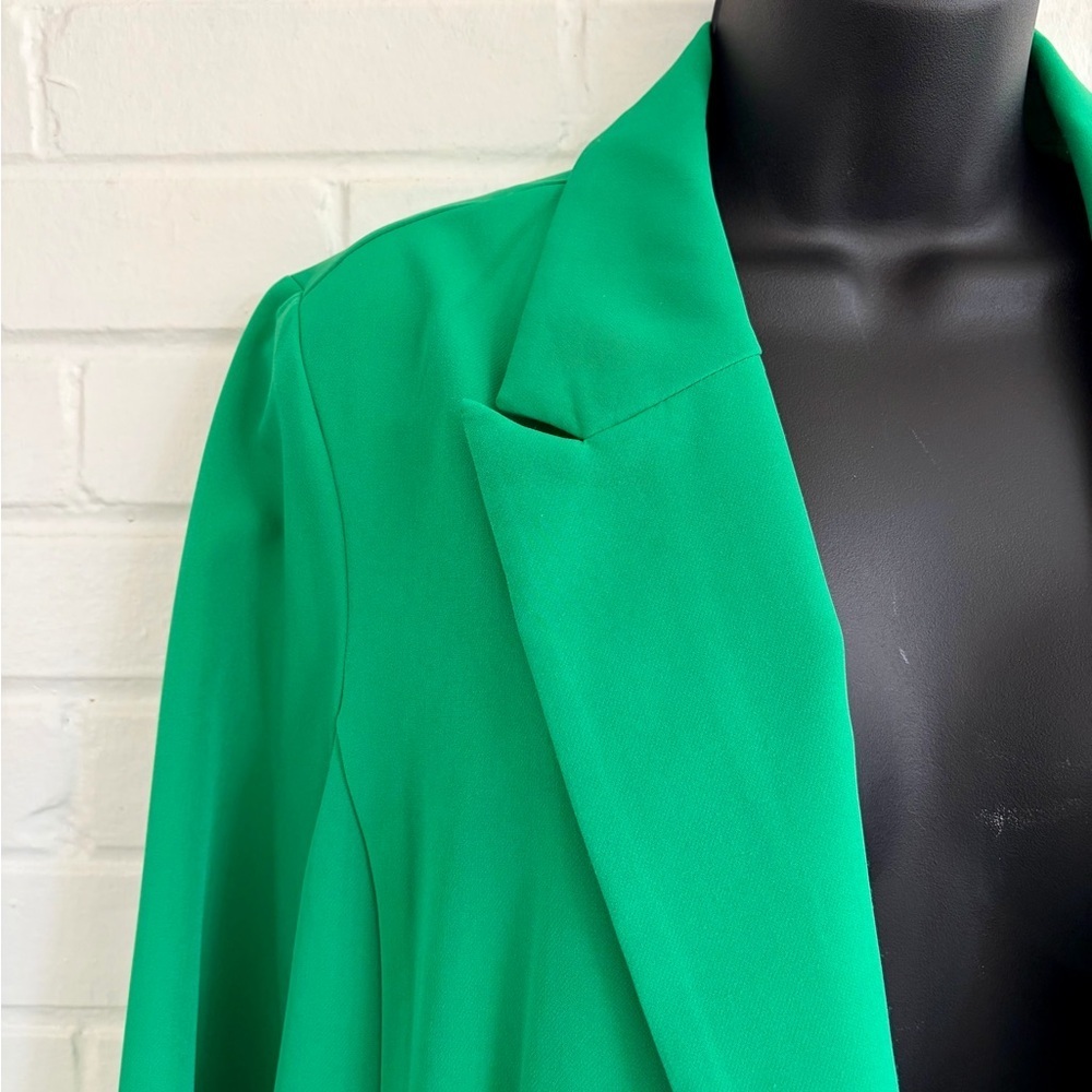 MARC NEW YORK Open Front Green Women's Blazer, SZ L LIKE NEW! - Picture 4 of 13